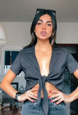 Erotic Manu Barrios Braless (Side Boob)