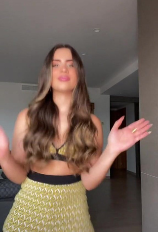 Captivating Valeria Monerri Shows Cleavage in Crop Top while Twerking