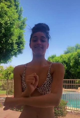 Taylor Mackenzie in Appealing Leopard Bikini (Underboob)