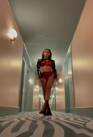 3. Erotic Charlotte Emma Aitchison in Red Bra