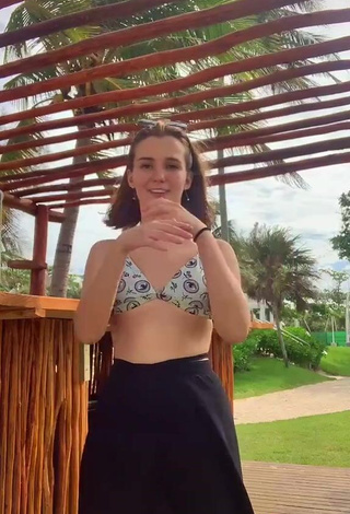 3. Erotic Caroline Cazarine Shows Cleavage in Bikini Top