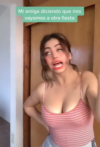 Matz Franco is Showing Cute Cleavage and Bouncing Boobs