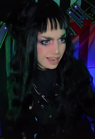 1. Gorgeous Hauntedhostess Shows Cleavage