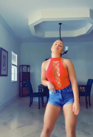 Captivating Mandy Rose in Shorts