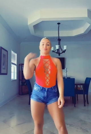 3. Captivating Mandy Rose in Shorts
