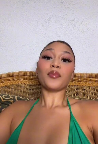 Seductive Adriana Shows Cleavage