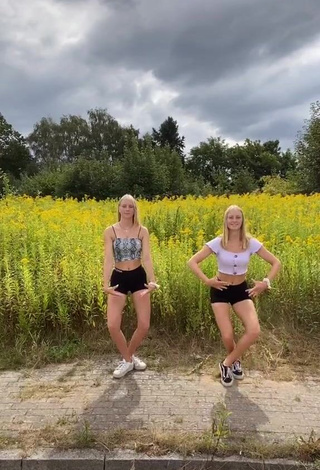 1. Beautiful Finja & Svea in Sexy Crop Top