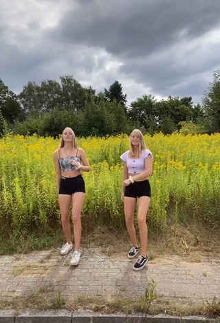 3. Beautiful Finja & Svea in Sexy Crop Top