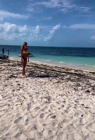 1. Captivating Jordan North in Bikini at the Beach