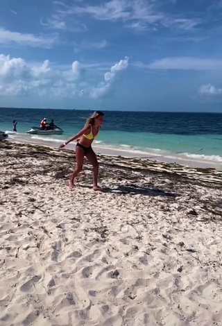 3. Captivating Jordan North in Bikini at the Beach