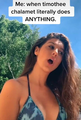 Beautiful Isabella Diakomanolis in Sexy Bikini Top