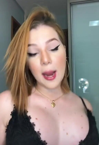 3. Captivating Caylani Saraiva Shows Cleavage