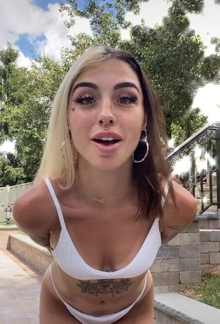 Sexy Cruella Morgan in White Bikini