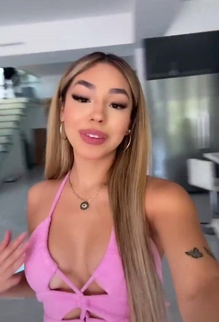 3. Sexy Destiny Salazar Shows Cleavage