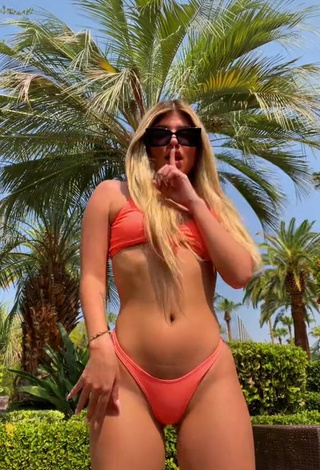 Hot Jesca Jimenez in Peach Bikini