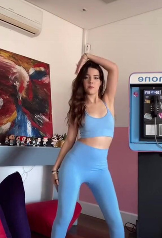 Erotic Juju in Blue Leggings