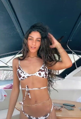 3. Cute Dalila Cascone in Bikini on a Boat