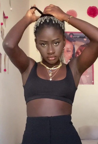 1. Erotic Marta_gueye in Black Sport Bra