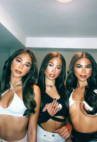 Alluring Emily & Maddy & Annabel Williams Shows Cleavage