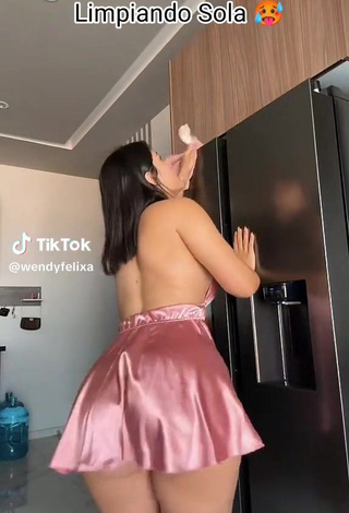 Erotic Wendy Felix Shows Butt while Twerking (Upskirt)