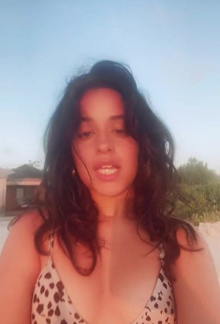 1. Captivating Camila Cabello Shows Cleavage in Bikini Top