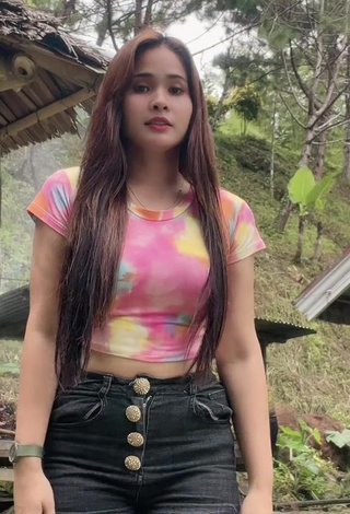 1. Amazing Christian Mae in Hot Crop Top