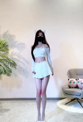 1. Hot Han Qui in White Crop Top