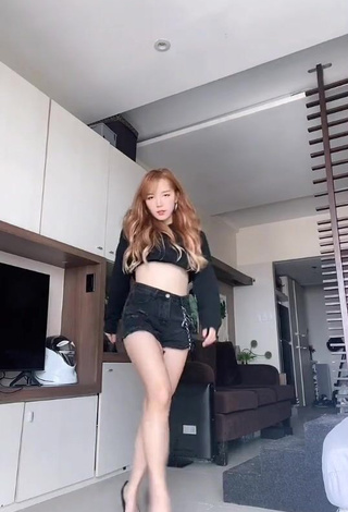 1. Pretty Dasuri Choi in Black Crop Top