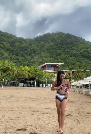 Captivating Eya Borja Shows Cleavage in Swimsuit