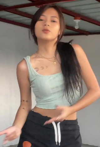 Eya Borja Shows Cleavage in Sexy Crop Top