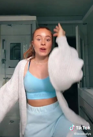 3. Sweet Leonie Leoobalys in Cute Blue Crop Top