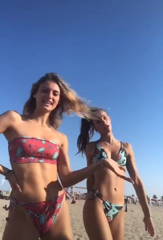 Hot Arianna & Aurora in Bikini at the Beach