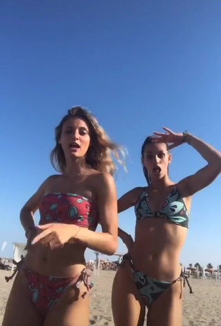 3. Hot Arianna & Aurora in Bikini at the Beach