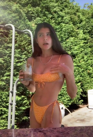 2. Sweetie Nicole Johnson in Orange Bikini