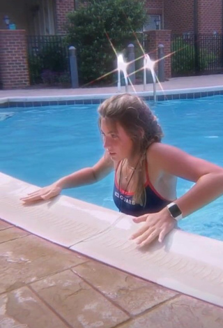 Irresistible Rebecca Wilhoit in Bikini at the Swimming Pool