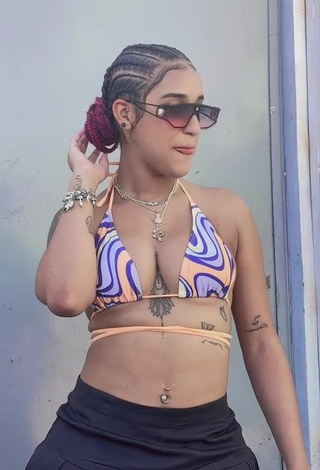 Wonderful Jenny Camacho Shows Cleavage in Bikini Top (Side Boob)