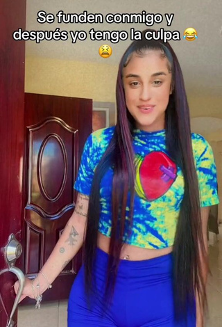 1. Pretty Jenny Camacho Shows Cleavage in Crop Top