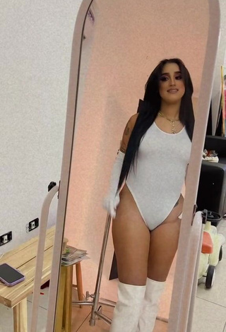 Erotic Jenny Camacho in White Bodysuit