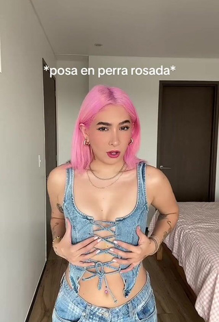 3. Captivating Lily Garcia Shows Cleavage in Crop Top (Side Boob)