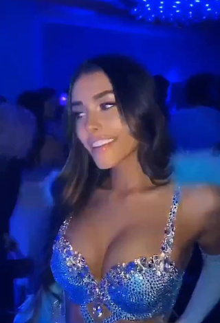 3. Captivating Madison Beer Shows Cleavage in Dress