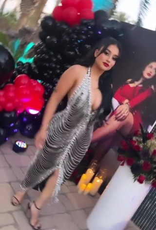 2. Sweet Marlene Santana Shows Cleavage in Cute Dress (Side Boob)