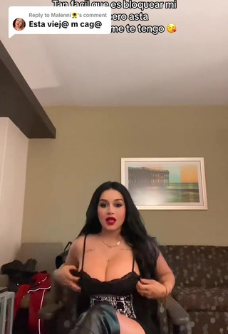 1. Beautiful Marlene Santana Shows Cleavage in Sexy Dress