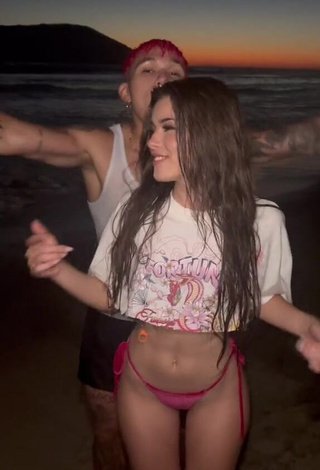 Hottest Mar Lucas Vilar in Crop Top at the Beach