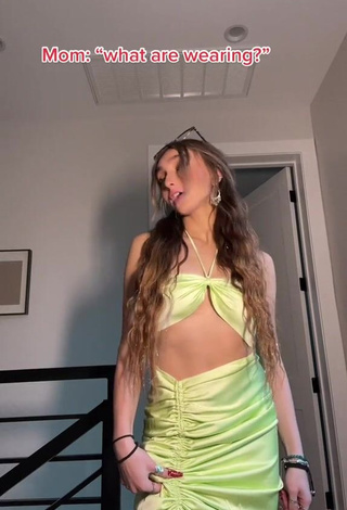 1. Adorable McKenzi Brooke Shows Cleavage in Seductive Crop Top