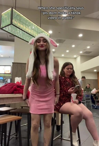 1. Cute McKenzi Brooke in Pink Dress