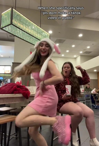 3. Cute McKenzi Brooke in Pink Dress