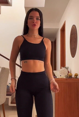 1. Irresistible Mel Maia in Black Leggings