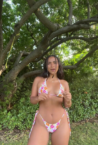 1. Sienna Mae Gomez Shows Enticing Bikini and Cleavage (Side Boob)