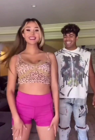 3. Star Abelar in Nice Crop Top