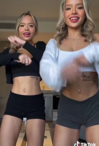 Sexy Carly & Christy Connell in Crop Top